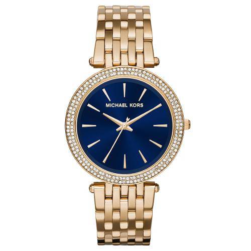 Relógio Michael Kors Darci Blue Dial Analógico Feminino Mk3406/4an