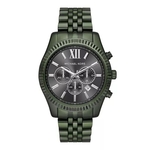 Relógio Michael Kors Essential Lexington Verde Militar Mk8604/1vn 45mm de Diâmetro