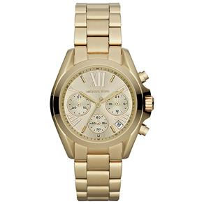 Relógio Michael Kors Feminino Bradshaw Dourado com Cronógrafo MK5798/4DN