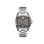 Relógio Michael Kors Feminino Bradshaw Prata - Mk6557/1kn Aço 43mm Diâmetro