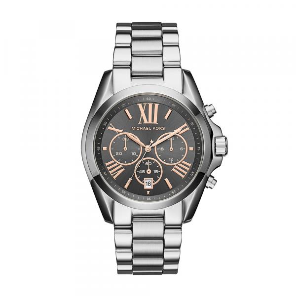 Relógio Michael Kors Feminino Bradshaw Prata - Mk6557/1kn