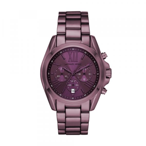 Relógio Michael Kors Feminino Bradshaw Roxo MK6721/1NN