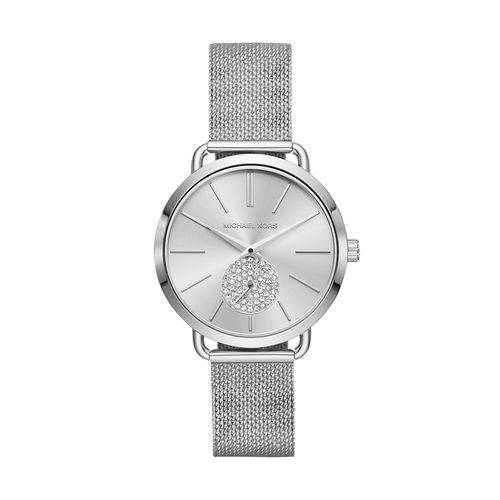 Relógio Michael Kors Feminino Essential Portia Prata - Mk3843/1kn