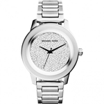 Relógio Michael Kors Feminino Kinley MK5996 Silver Stainless-Steel Quartz Watch 42mm