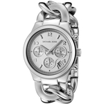 Relógio Michael Kors Feminino MK3149 Prata Stainless-Steel Quartz Watch 38mm