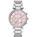 Relógio Michael Kors Feminino MK6105 Silver Stainless-Steel Quartz Watch 39mm