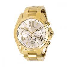 Relógio Michael Kors Feminino Mk6266 Cronógrafo Dourado