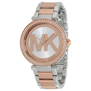 Relógio Michael Kors Feminino Parker Mk6314 Rose Aço 41mm