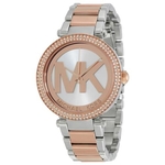 Relógio Michael Kors Feminino Parker Mk6314 Rose Aço 41mm