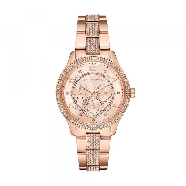 Relógio Michael Kors Feminino Runway Rosé Mk6614/1jn