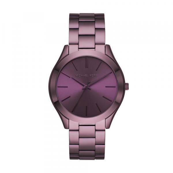 Relógio Michael Kors Feminino Slim Runway Roxo MK4415/1TN