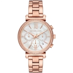 Relógio Michael Kors Feminino Sofie Rosé - Mk6576/1jn