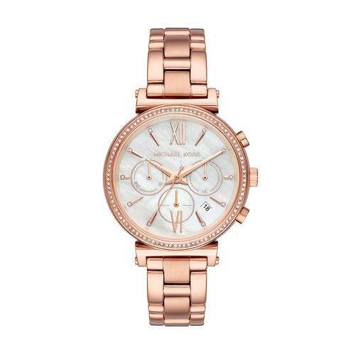 Relógio Michael Kors Feminino Sofie Rosé - Mk6576/1jn