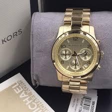 Relógio Michael Kors Ladies Runway Gold Mk5055