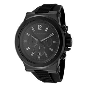 Relógio Michael Kors Masculino MK8152 Black Silicone 48mm