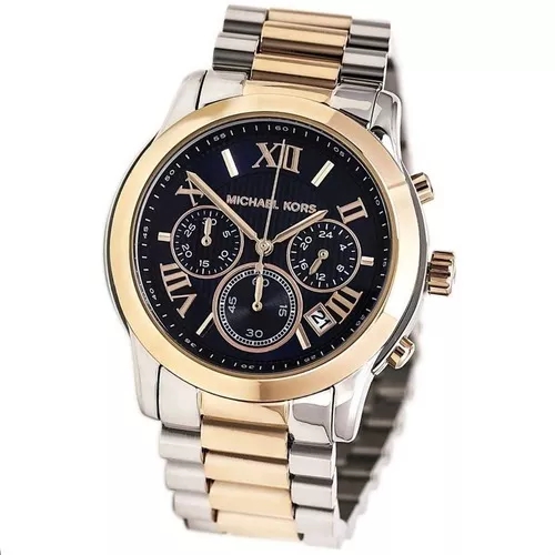 Relógio Michael Kors Mk 6156 Misto Algarismo Romano Original C/ Caixa