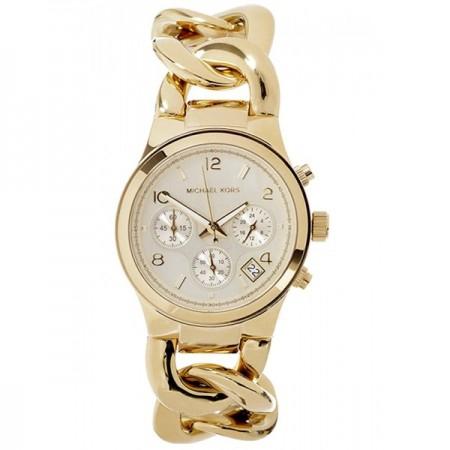 Relógio Michael Kors Mk3131 Runway Dourado