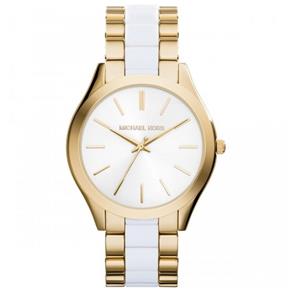 Relógio Michael Kors Mk4295 Slim Branco 43mm