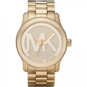 Relógio Michael Kors MK5473 Logo Gold 45mm