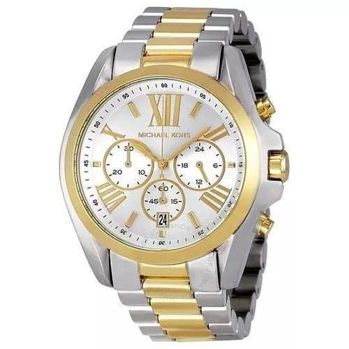 Relógio Michael Kors Mk5627 Bradshaw Misto Dourado