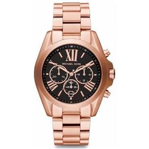 Relógio Michael Kors MK5854 Romano Rose Preto 43mm