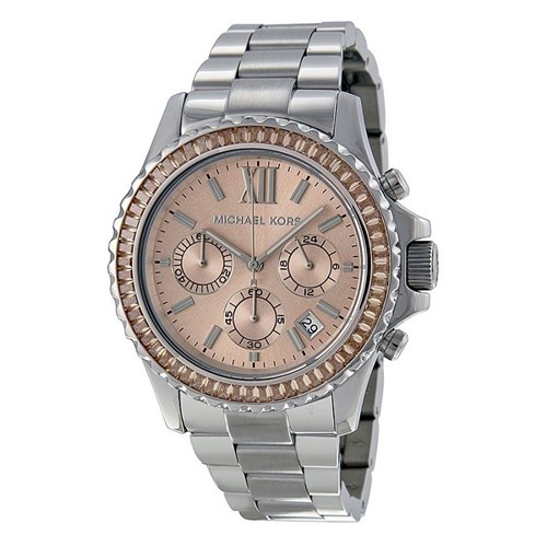 Relógio Michael Kors Mk5870 Prata Rose