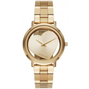 Relogio Michael Kors Mk3623 Jaryn Coração Dourado