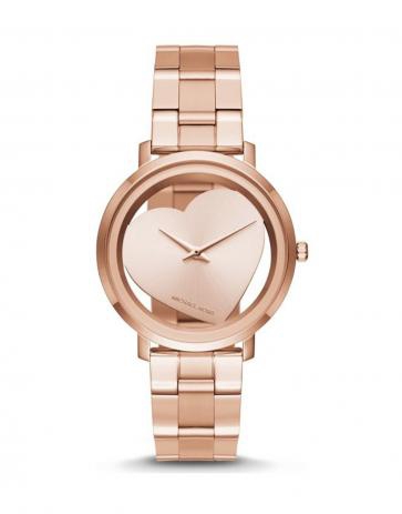 Relogio Michael Kors Mk3622 Jaryn Coração Rose