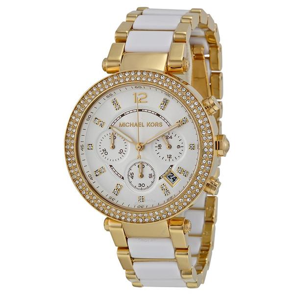 Relógio Michael Kors - Mk6119/4bn Misto Gold White