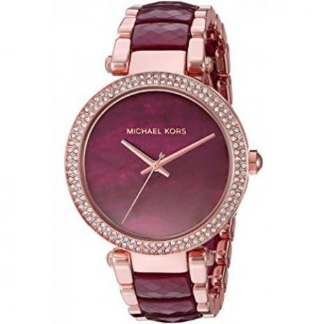 Relógio Michael Kors Mk6412 Parker Vinho Rose