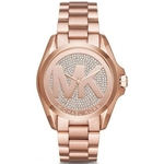 Relogio Michael Kors Mk6437 Bradshaw Rose Gold Tone 43mm