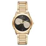 Relogio Michael Kors Mk3647 Feminino Hartman Watch Gold-tone Stainless Steel Quartz 38 Mm