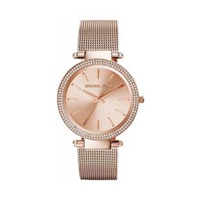 Relógio Michael Kors Mk3369 Darci Crystal Slim Rose 39mm