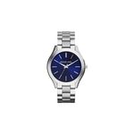 Relógio Michael Kors MK3379 Slim Prata e Azul