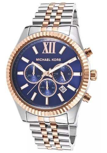 Relógio Michael Kors Mk8412 Lexington Misto Azul
