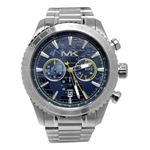 Relogio Michael Kors Mk8351 Richardson Chronograph Blue Dial Watch 45mm