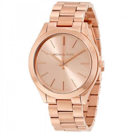 Relógio Michael Kors Original Mk3197 Slim Feminino Rosa