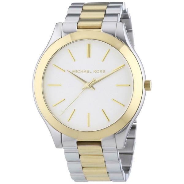 Relógio Michael Kors Original Mk3198 Slim Feminino Prata e Dourado