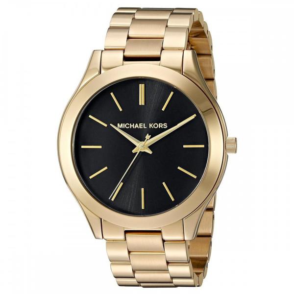 Relógio Michael Kors Original Mk3478 Slim Feminino Dourado e Preto