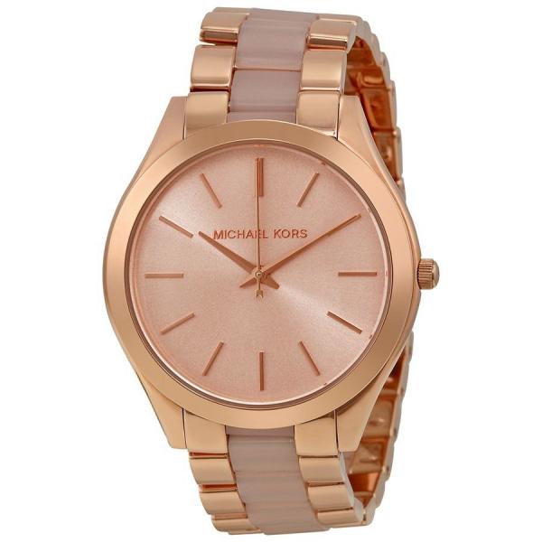 Relógio Michael Kors Original Mk4294 Slim Feminino Rosa