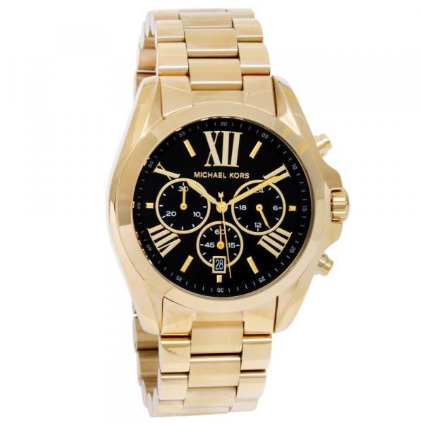 Relógio Michael Kors Original Mk5739 Bradshaw Feminino Dourado e Preto