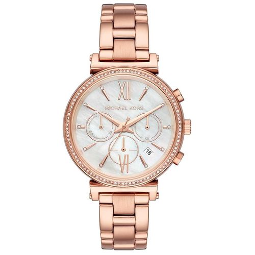 Relógio Michael Kors Rosê Pedras Mk6576/1jn