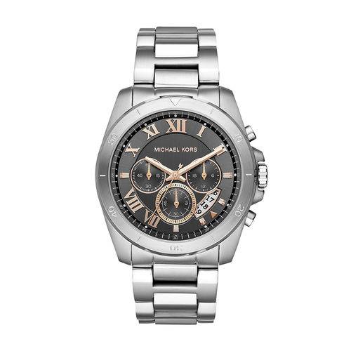 Relógio Michael Kors Unissex Essential Brecken Prata - Mk8609/1kn