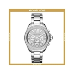 Relógio Michael Kors Wren 42mm Prata Pave Crystals Watch Mk6304