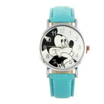 Relógio Mickey Mouse azul celeste