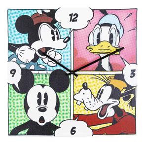 Relógio Mickey Mouse Disney Colorido 40X40Cm