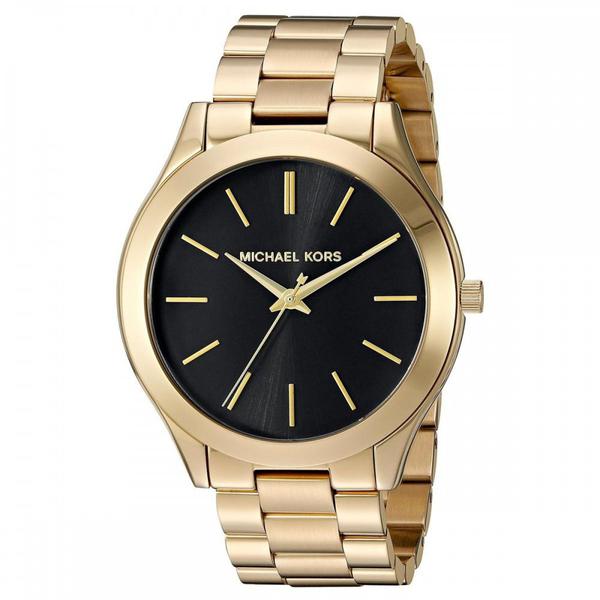 Relógio Miichael Kors Original Mk3478 Slim Feminino Dourado e Preto