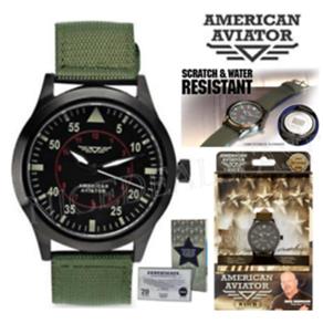 Relógio Militar Importado American Aviator Pilot USA Certificado