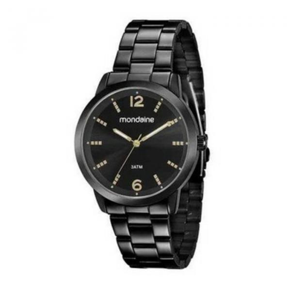 Relógio Minimalista Preto Mondaine 53583lpmgpe4