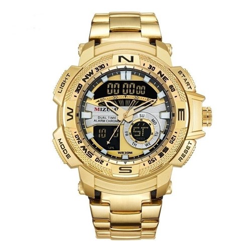 Relógio Mizums Gear (Dourado)